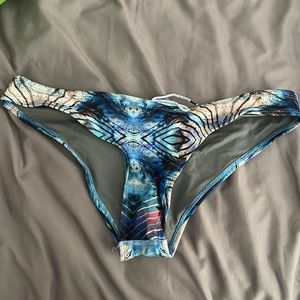 Jolyn Andy small blue bikini bottoms
